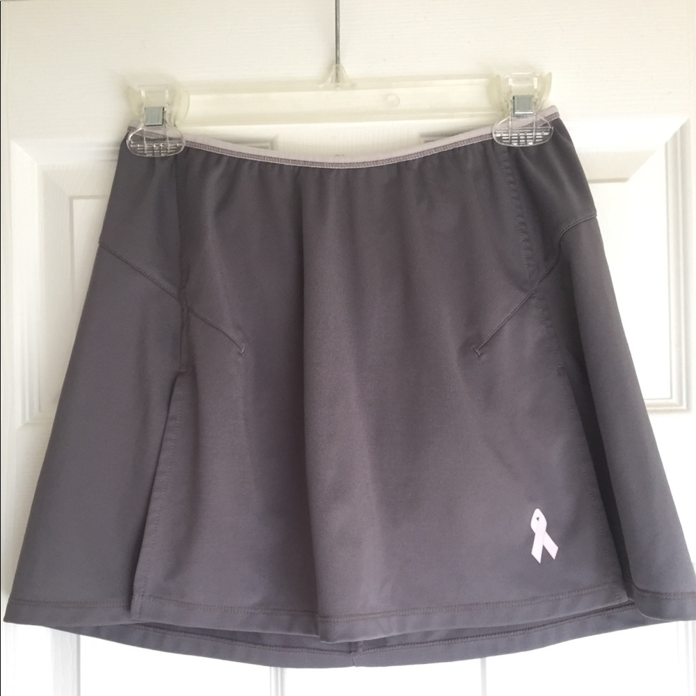 New Balance Grey Athletic Running Skirt sz M
